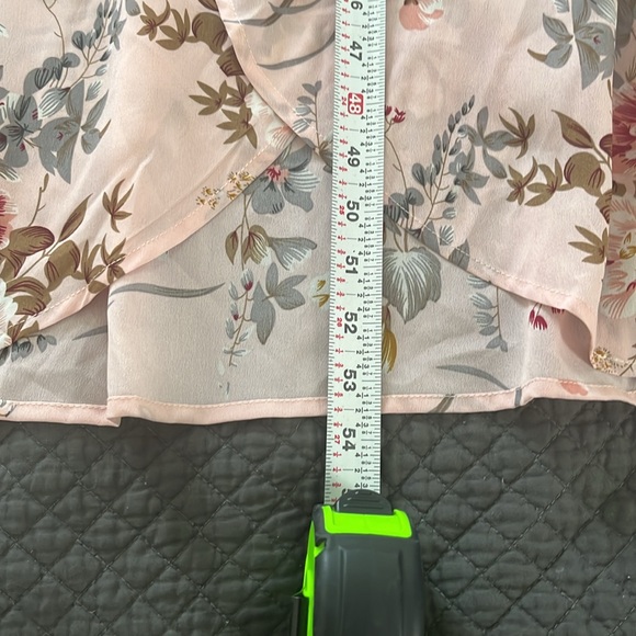 Pink Floral Maxi Dress - Size 0XL - NWT - Picture 6 of 6